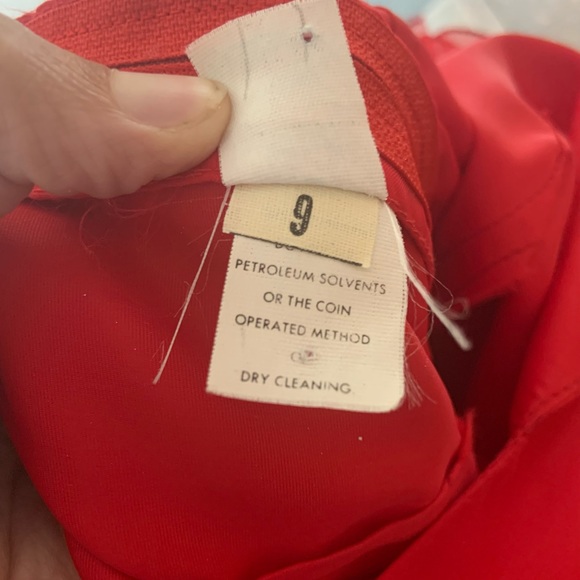 Vintage Red Gown with Puff Sleeves - Picture 12 of 12